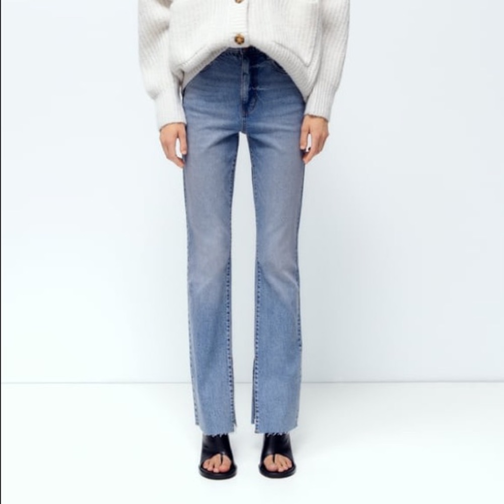 ZARA Z1975 SLIM FLARE JEANS